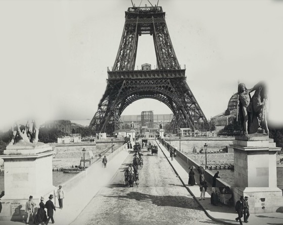 torre em construção, 1887-1888